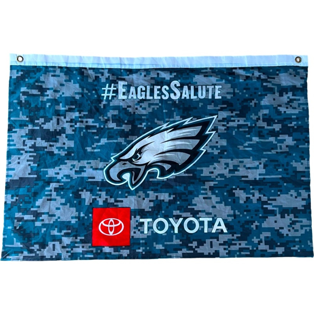 Philadelphia Eagles Salute to service Veterans Day flag